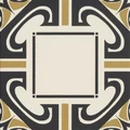 Керамогранит Grazia ALTHAUS Dresda Nero Ocra 20х20см