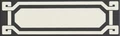 Бордюр Grazia OLD ENGLAND List Black Dover  6х20см