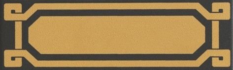 Бордюр Grazia OLD ENGLAND List Black Leeds 6х20см