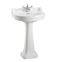 Раковина с пьедесталом Burlington Edwardian B6 1TH 560х470х960мм
