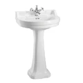 Раковина с пьедесталом Burlington Edwardian B6 1TH 560х470х960мм