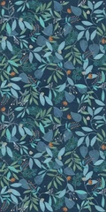 D303960 Керамогранит Dado Wallpapers Blue Forest rett 60х120см