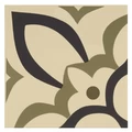 Керамическая плитка RENAISSANCE Dublin, Khaki and Dark Blue on White 15,1х15,1см Original Style