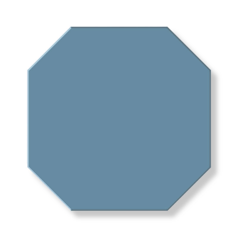 Метлахская восьмиугольная плитка oct.15 Dark Blue BEF 15х15см Winckelmans