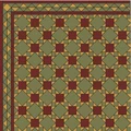 Метлахская квадратная плитка cab.5 RED ROU 5х5см Winckelmans