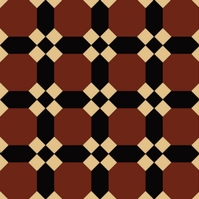 Метлахская квадратная плитка cab.5 COGNAC COG 5х5см Winckemans
