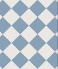 Метлахская квадратная плитка cx.7 BLUE BEU 7х7см Winckelmans