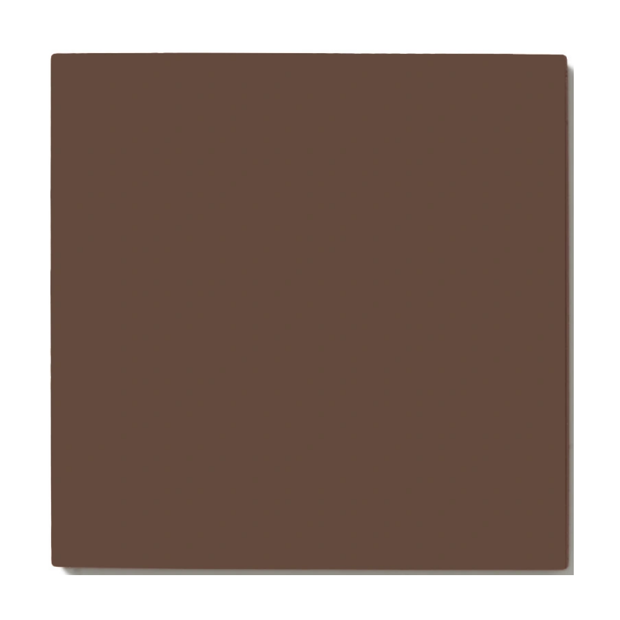 Метлахская квадратная плитка cx.10 BROWN BRU 10х10см Winckelmans