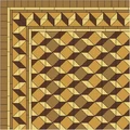 Метлахская квадратная плитка cx.7 Yellow JAU 7х7см Winckelmans