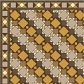 Метлахская квадратная плитка cx.7 Yellow JAU 7х7см Winckelmans
