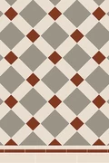 FALKIRK раскладка ковра из метлахской плитки Original Style