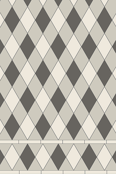 ST ANDREWS 3 Colour раскладка ковра из метлахской плитки Original Style