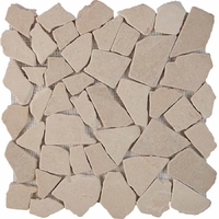 Каменная мозаика PIXEL Mosaic Cream marfil PIX261 сетка 305х305x6мм