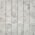 Каменная мозаика PIXEL Mosaic Bianco carrara PIX238 сетка 305х305x6мм