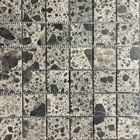 Каменная мозаика PIXEL Mosaic Dark Emperador PIX801 сетка 305х305х6мм
