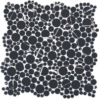 Стеклянная мозаика Soft Touch PIXEL Mosaic PIX757 сетка 296х296x4 мм