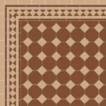 Метлахская восьмиугольная плитка Red Octagon 10,6x10,6см Original Style