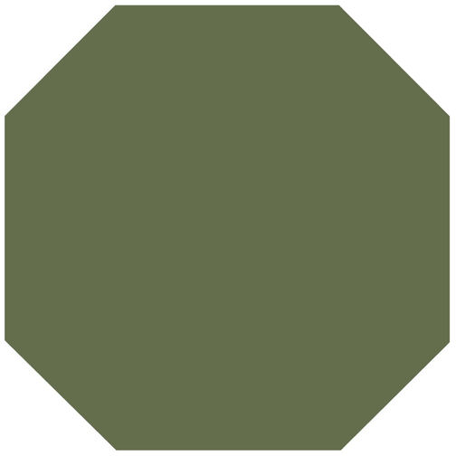 Метлахская восьмиугольная плитка Green Octagon 15,1x15,1см Original Style