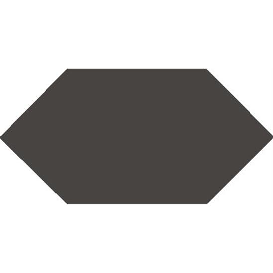 Метлахская шестиугольная плитка Black Hexagon5,3х7,5х14,9см Original Style