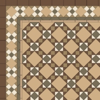 Метлахская квадратная плитка Regency Bath Square 15,1х15,1см Original Style