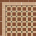 Метлахская квадратная плитка Red Square 10,6х10,6 см Original Style