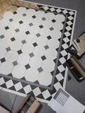 Метлахская квадратная плитка Revival Grey Square 5,3х5,3см Original Style