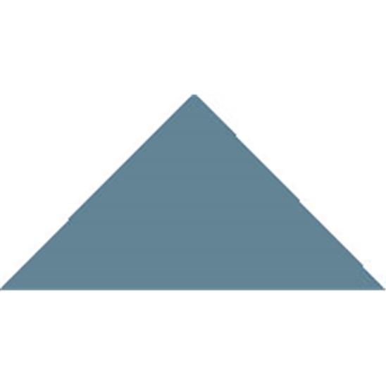 Метлахская треугольная плитка Blue Triangle 5,2х5,2х7,3см Original Style
