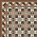 Метлахская треугольная плитка WhiteTriangle 3,6х3,6х5см Original Style