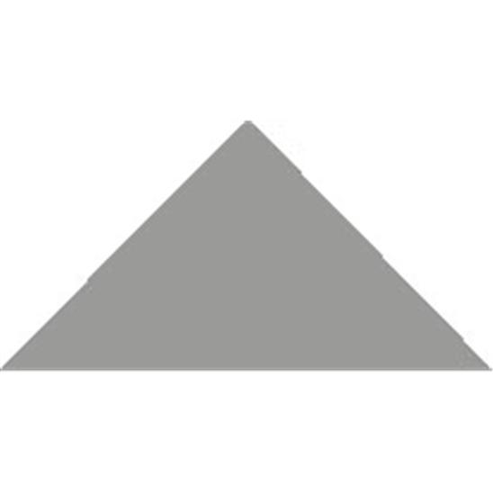 Метлахская треугольная плитка GreyTriangle 3,6х3,6х5см Original Style