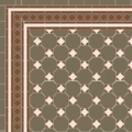 Метлахская прямоугольная плитка Green Rectangle 5,3х15,1см Original Style