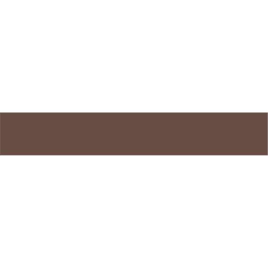 Метлахская прямоугольная плитка Brown Rectangle 2,4х15,1см Original Style