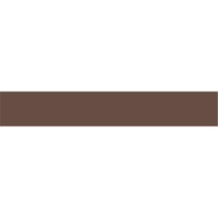 Метлахская прямоугольная плитка Brown Rectangle 2,4х15,1см Original Style