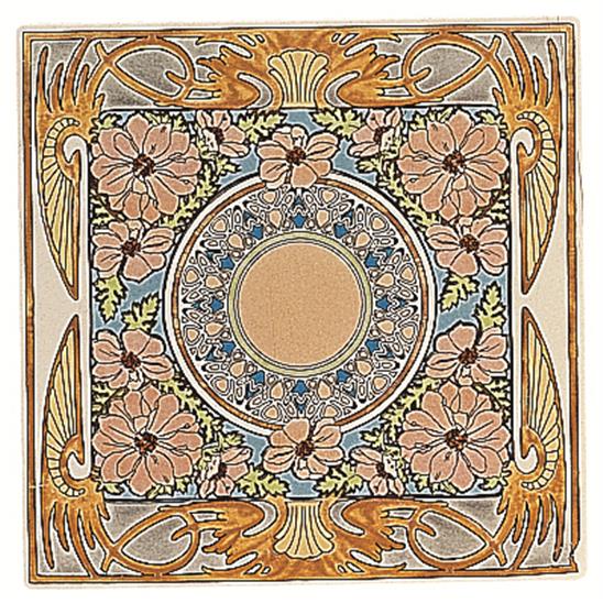 Керамическая плитка Alphonse Mucha Evening Reverie 15,2х15,2см Original Style