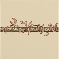 6062B Керамическая плитка Бордюр Spring border tile 152 x 152 x 7мм, Original Style