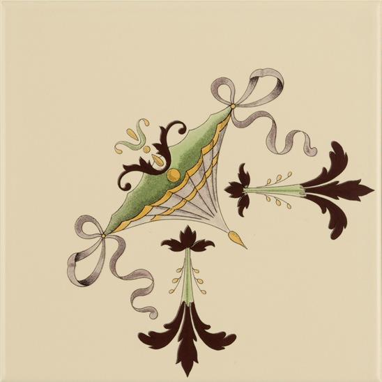 6033B Керамическая плитка угловой элемент Cameo Carousel Corner Tile, 15,2х15,2см, Original Style