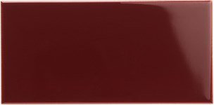 F9002 Керамическая настенная плитка глянцевая Burgundy 7,5х15,2см Original Style