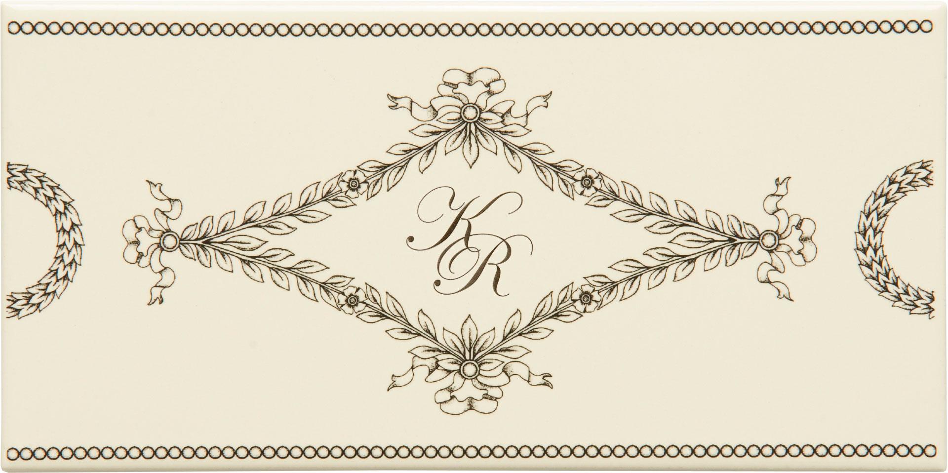 Бордюр Узорный Monogram Diamond Swag Border, 7,5х15 см, Original Style