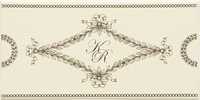 Бордюр Узорный Monogram Diamond Swag Border, 7,5х15 см, Original Style