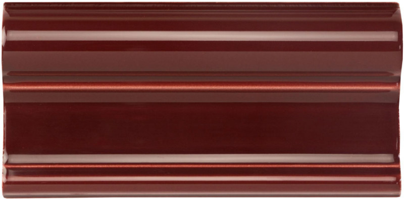 F9901 Керамический бордюр Victoria Burgundy 7,5х15,2см Original Stylб