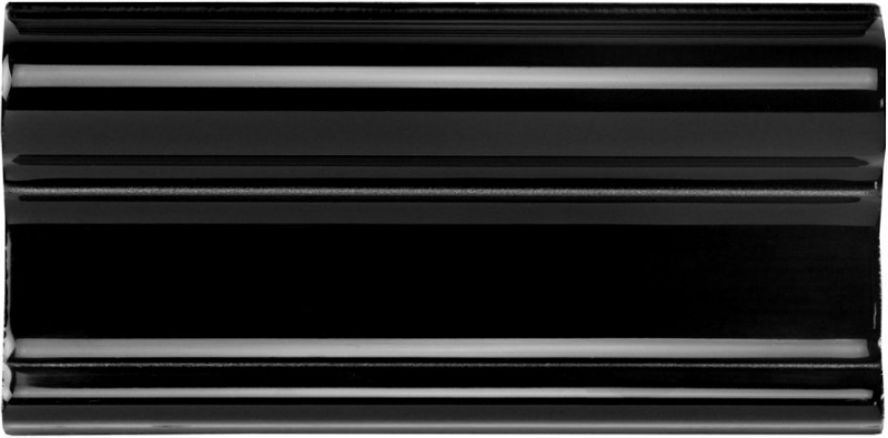 N9901 Керамический бордюр Victoria Jet Black 7,5х15,2см Original Style