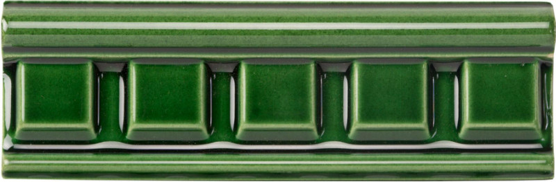 E9905 Керамический бордюр Dentil Victorian Green 5х15,2см Original Style