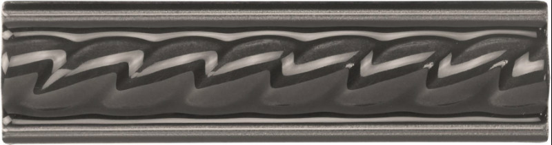 GCH9902 Керамический бордюр Rope Charcoal Grey 4х15,2см Original Style