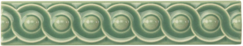 GJB9923 Керамический бордюр Scroll Jade Breeze 2,9х15,2см Original Style