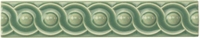 GJB9923 Керамический бордюр Scroll Jade Breeze 2,9х15,2см Original Style