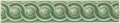 GJB9923 Керамический бордюр Scroll Jade Breeze 2,9х15,2см Original Style