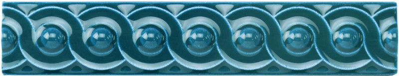 GBB9923 Керамический бордюр Scroll Baroque Blue 2,9х15,2см Original Style