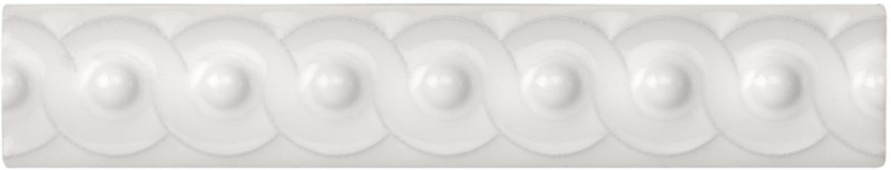 A9923 Керамический бордюр Scroll Brilliant White 2,9х15,2см Original Style