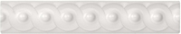 A9923 Керамический бордюр Scroll Brilliant White 2,9х15,2см Original Style