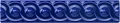 G9923 Керамический бордюр Scroll Royal Blue 2,9х15,2см Original Style