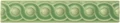 GPG9923 Керамический бордюр Scroll Palm Green 2,9х15,2см Original Style